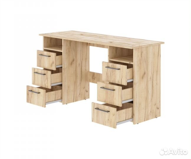 Стол письменный широкий с ящиками