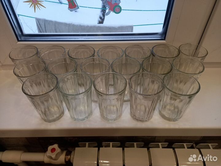 Стаканы граненые и стопки СССР