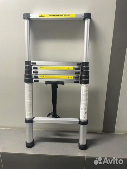 Лестница телескопическая усиленная 2 м