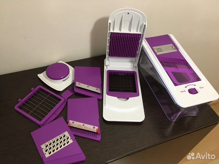 Овощерезка+терка-шинковка с контейнером Fissman