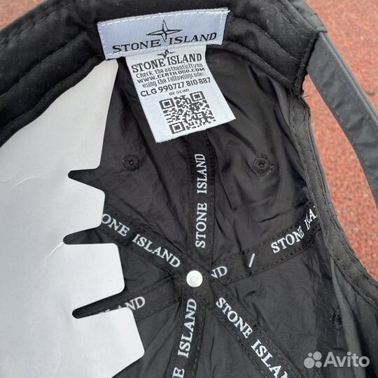 Бейсболка Stone Island чёрная