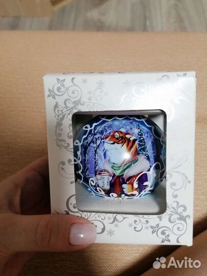 Елочный шар Тигр