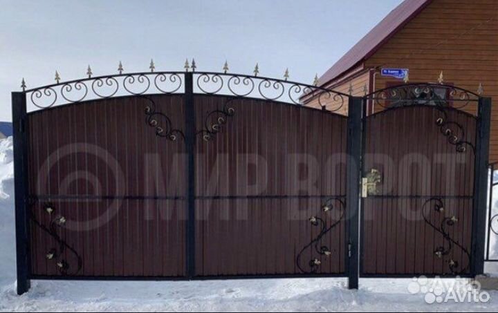 Ворота кованые