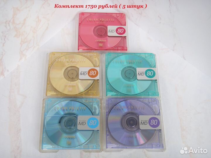 Минидиски minidisc Б/У Victor (JVC)