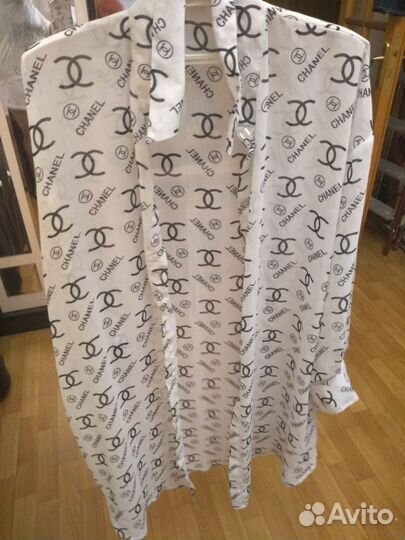 Рубашка женская новая длинная прозрачная