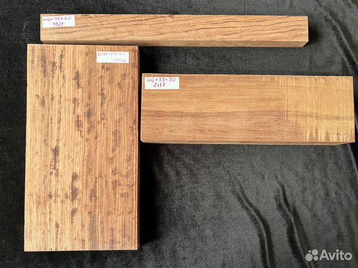 Венге, Амарант, Бубинга, Зебрано, Падук, Мербау