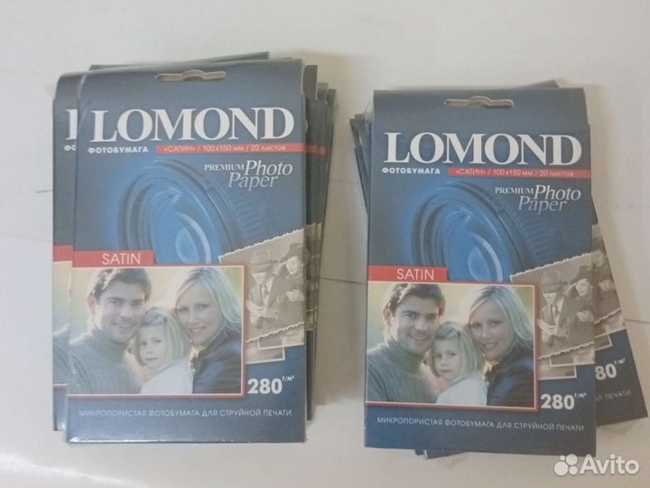Фотобумага lomond A6 10x15 satin 280г/m2