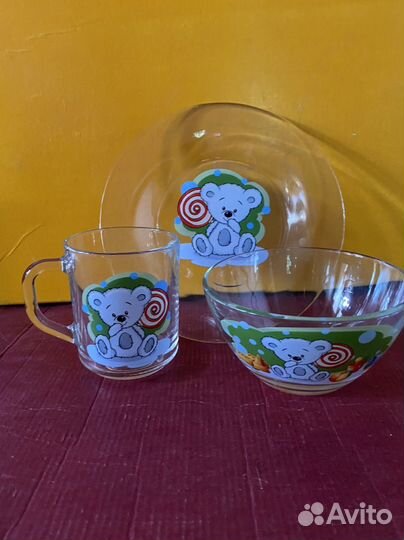 Новый чудесный набор детской посуды