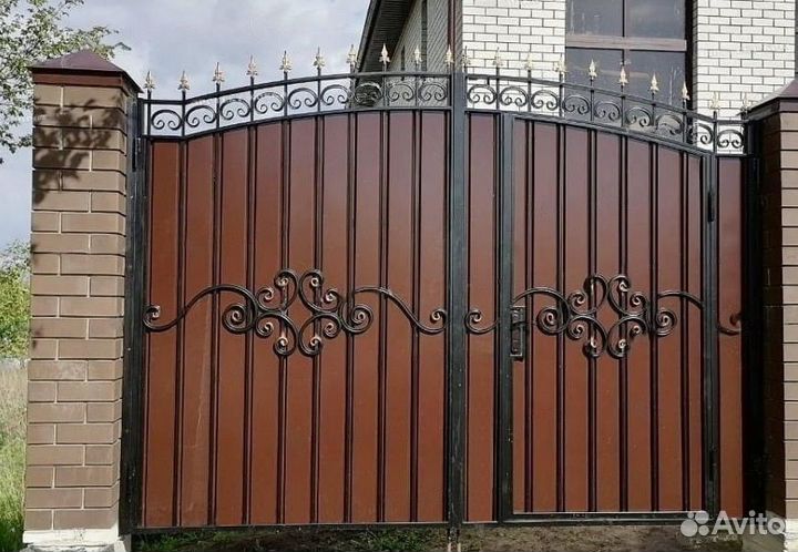 Кованые ворота