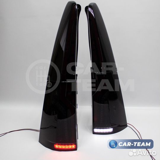 Фонари Лада Ларгус стиле Volvo, тон.(grey+B)