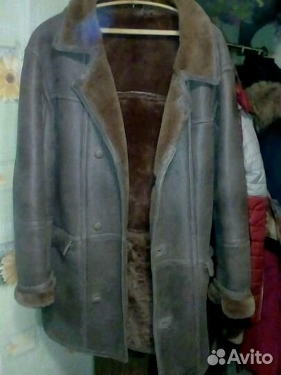 Дубленка мужская, из натуральной овчины
