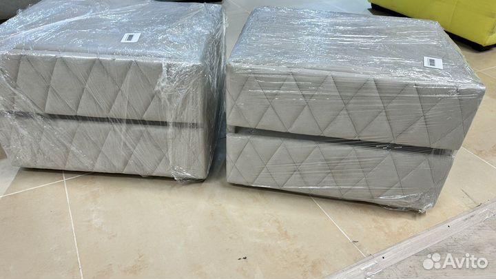 Тумбочки Askona Emma пара бежевые