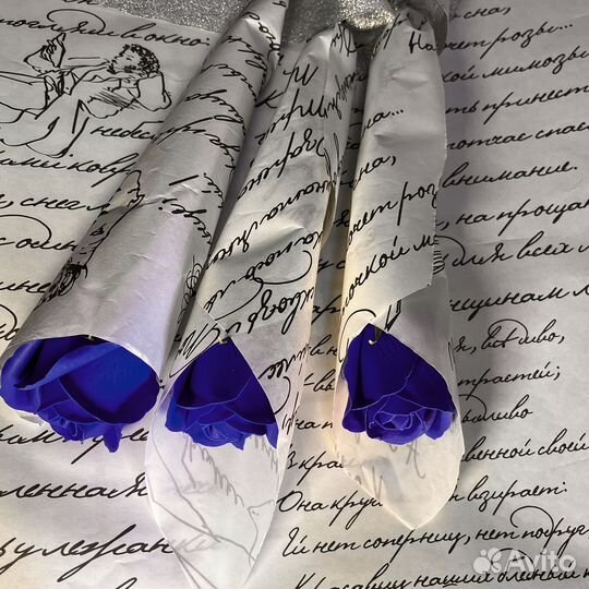 Букет из мыльной розы