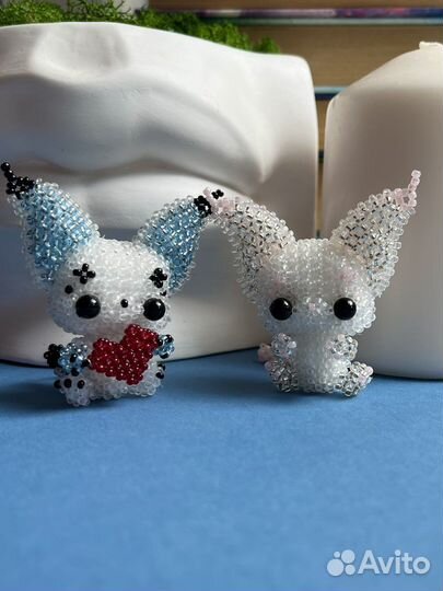 Амигуруми из бисера, брелок