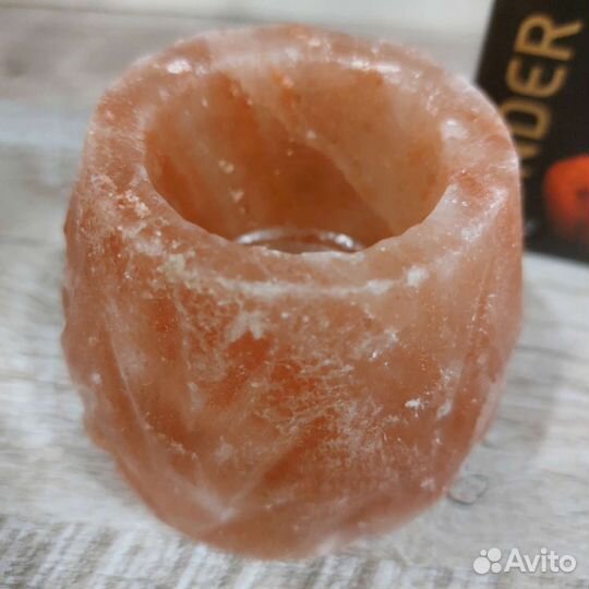 Подсвечник из гималайской соли