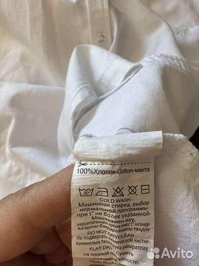 Рубашка белая на мальчика 152 158