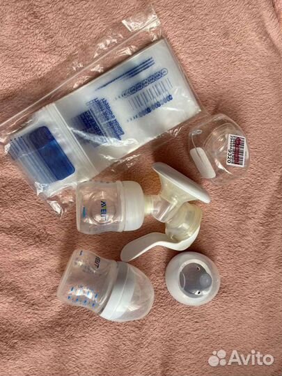 Молокоотсос ручной philips avent