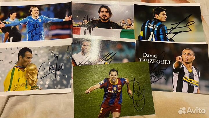 Автографы футболистов с чм 2018