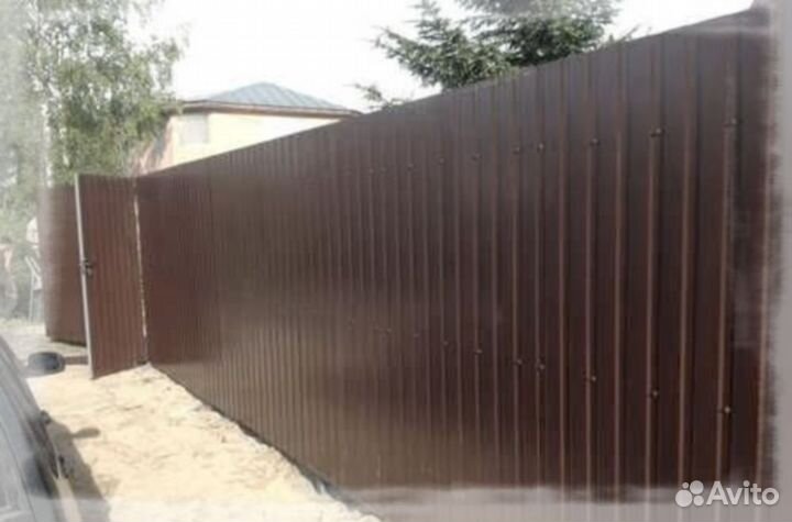 Забор из профлиста