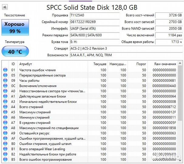 Ssd диск Silicon Power Ace A56 128gb