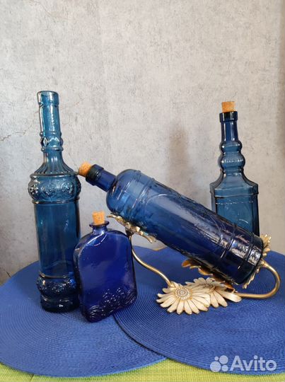 Цветное стекло бутылки