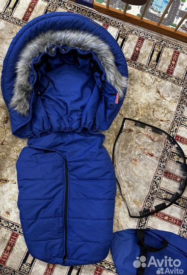 Универсальный теплый чехол на коляску