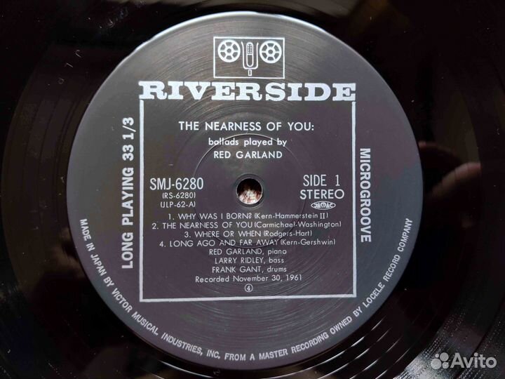 Red Garland – The Nearness Of You Japan 1981