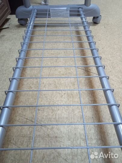 Вешалка напольная на колесах 2 штанги регулируемые