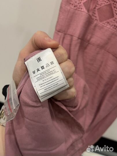 Платье на пуговицах xs