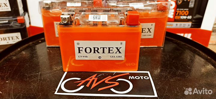Акб Мото 12В 4А/ч о.п. Fortex GEL ток60 113х70х86