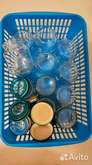 Баночка стеклянная с крышкой 80 100 120 грам