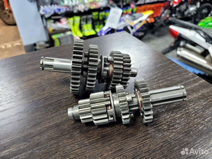 Кпп питбайк 125 153fmi в сборе вторичный и первич