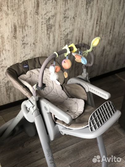 Стульчик для кормления трансформер chicco polly