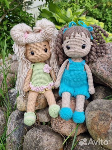 Кукла вязаная ручная работа