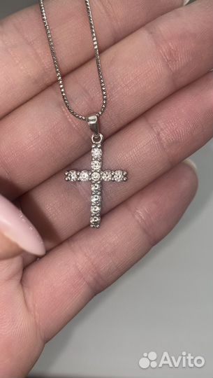 Серебряный крестик