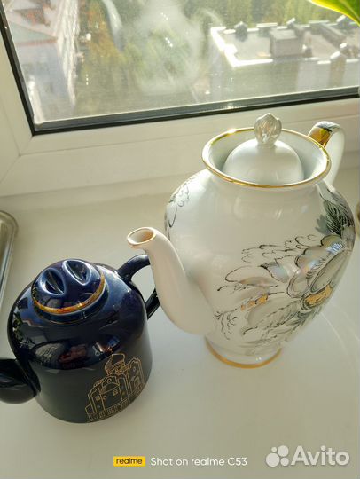 Чайники фарфоровые СССР