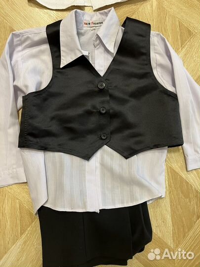 Костюм жилетка рубашка