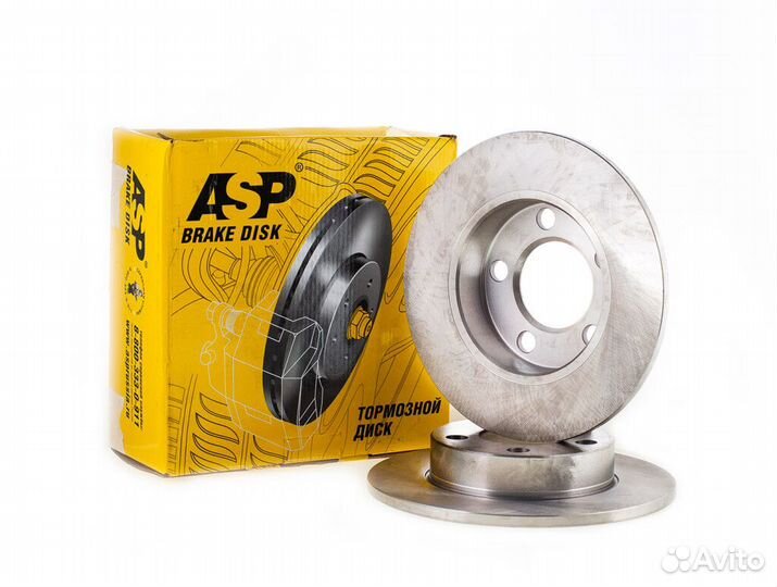 Диск тормозной задний D232mm ASP 410211