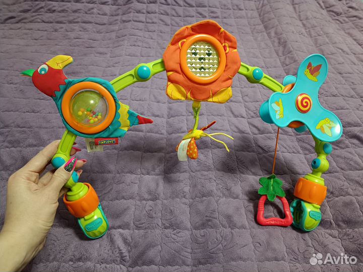 Развивающая дуга tiny love на коляску,кроватку