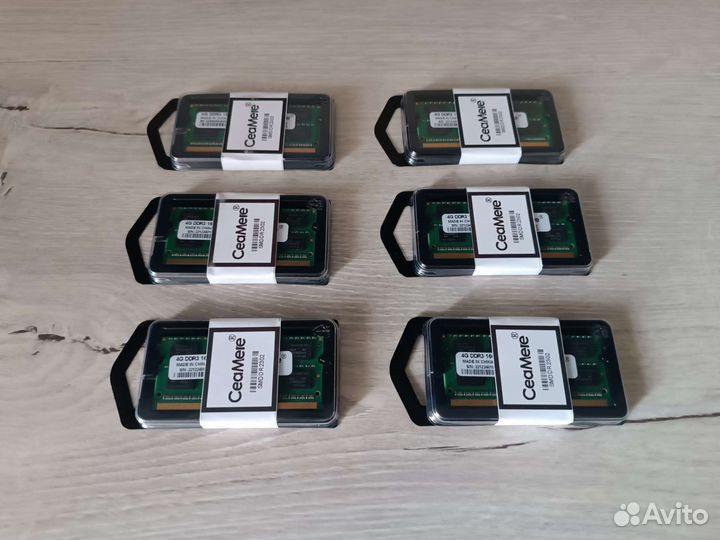 Память Ceamere DDR3/DDR4 4/8 Gb 1600/3200 MHz