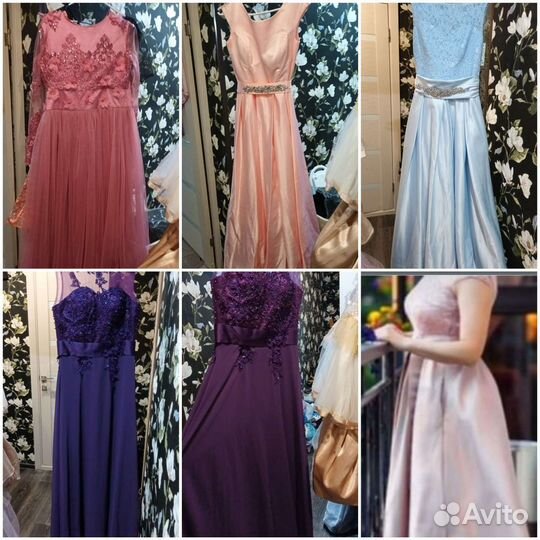 Вечернее платье на выпускной 42,44,46,48