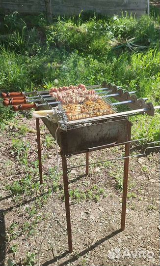 Мангал шампура решетка барбекю нержавейка