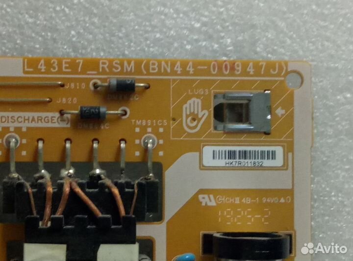 BN44-00947J от samsung UE43RU7170. Гарантия