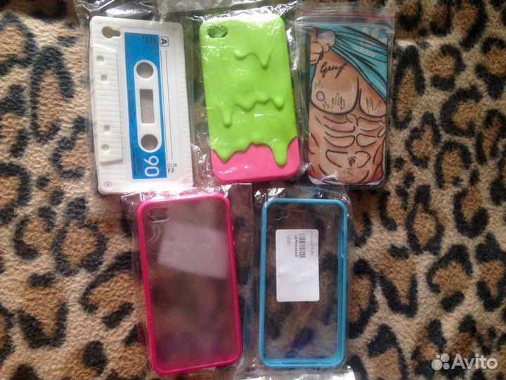 Бампера и чехлы на iPhone 4, 4S, 5, 5S. новые
