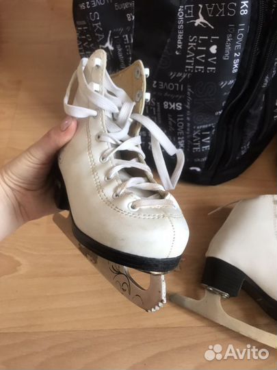 Коньки фигурные непрофессиональные (5 зубцов)