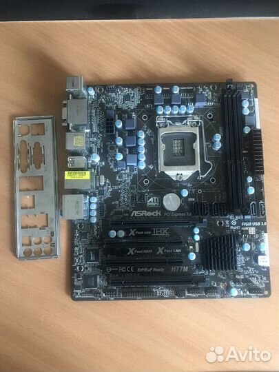 Материнская плата LGA 1155 ASRock H77M