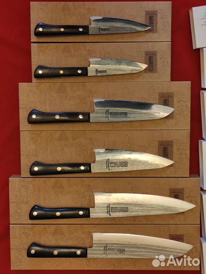 Набор кухонных профессиональных ножей, Японская ст