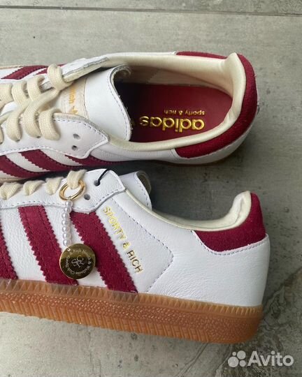 Adidas Samba Sporty Rich Red Burgundy