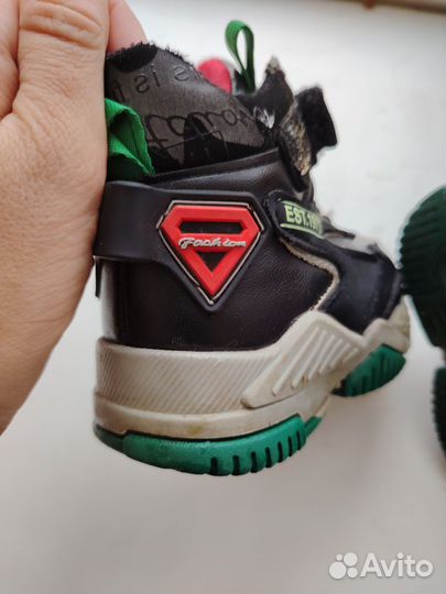 Кроссовки зимние на мальчика 22 размер