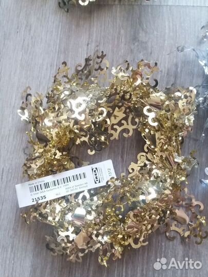 Новогодняя лента-проволока гнущаяся (Икеа, Икеа)